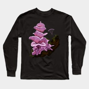 Hang Gliding off Pink Pagoda Mushroom Long Sleeve T-Shirt